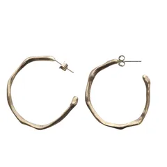 プリュイ PLUIE ドロップス M フープ ピアス 925SV シルバー /YO14のサムネイル