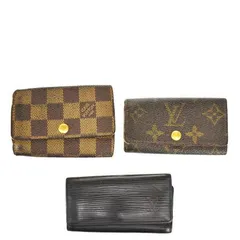 【中古】 3点セット ルイヴィトン LOUIS VUITTON ミュルティクレ 4連 6連 キーケース モノグラム エピ レザー 01JE086