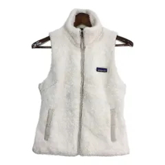 patagonia パタゴニア ロスガトス フリースベスト アウトドア ホワイト (レディース XS) 中古 古着 T1147