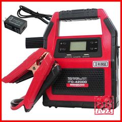 入荷済み！大人気品 最新 ! ITO 42000ｍAh 1年保証 車 12V 24V 対応 リチウム イオン バッテリー マルチ ジャンプスターター 12V 24V 保護回路 L1416 大容量 ハチハチハウス 88HOUSE