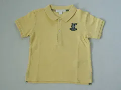 バーバリーチルドレン burberry children アウトレット 子供服 男の子 女の子 2歳 約 90cm ベビー服 半袖 ポロシャツ 黄色 ノバチェック 春 夏 ★4 トップス ボーイズ 男児 ガールズ 女児 キッズ ベビー 【中古】