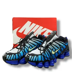 27cm NIKE SHOX TL BLACK VAPOR GREEN-RACER BLUE AV3595-009