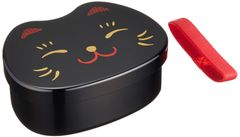 【人気商品】H6.1 D11.2 サイズ：約W15 黒猫 30361 顔のお弁当 ねこたち たつみや(Tatsumiya)