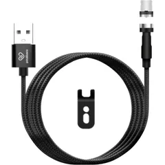 クマザキエイム　pitaRaku 超楽ピタッ スマホ充電ケーブル　ブラック1m 【Lightning 対応】 PR-L010K