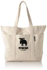 [モズ] トートバッグ 帆布 キャンバス 刺繍 大容量 大きめ Lサイズ LLサイズ レディース メンズ 男女兼用 A4 B4 A3 ZZHC-05 大きめサイズ ホワイト