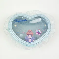 ディズニープリンセス シンデレラ バレエコア ハート型クリアポーチ Disney