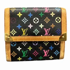 ルイヴィトン　Louis Vuitton　モノグラムマルチカラー　ポルトモネビエカルトクレディ　M92984　2つ折り財布　レディース