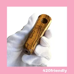 420friendly モンキーパイプと同じ木材で作られたウッドパイプ / 木製パイプ (スクリーン付き)#15mmのサムネイル