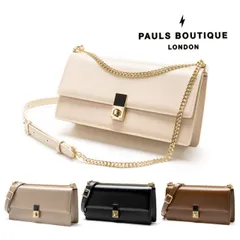 【年末年始セール】 PAULS BOUTIQUE LONDON ハンドバッグ 2WAYバッグ ショルダーバッグ BAG 斜め掛け ポシェット チェーン レディース ポールズブティック ギフト プレゼント 送料無料