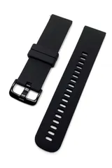 【在庫セール】[wumio] Garmin vivoactive 4 互換 交換バンド 22mm 黒 シリコン 防水 forerunner 255 Venu 2 対応 ガーミン ベルト 交換 予備 消耗 シリコンバンド