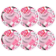 つけまつげ まつ毛 選べる お得 セット まとめ買い コージー スプリングハート アイラッシュ ストック 替え つけま ノリ付き のり アイラッシュ 黒芯 しっかり軸 二重 ぱっちり 【▲】/スプリングハートアイラッシュ15フェミニンボリューム6個のサムネイル