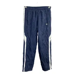 Champion ナイロンパンツ Mサイズ チャンピオン ネイビー 古着卸 アメリカ仕入 2503-1355