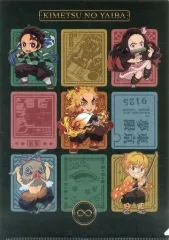 【中古】クリアファイル 集合 みにきゃら A4クリアファイル 「劇場版 鬼滅の刃 無限列車編」 劇場グッズ