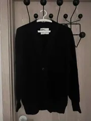 MHL MARGARET HOWELL(マーガレットハウエル) ネイビー Vネック ニット カーディガン