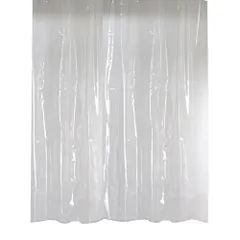 ☆ クリア ☆ シャワーカーテン 200x240cm ☆ 透明 ビニールカーテン 透明カーテン 丈 200 縦 幅 横 240 バスカーテン パーテーション pvc クリア カーテン 飛沫防止パーテーション おしゃれ カウンター はっ水のサムネイル
