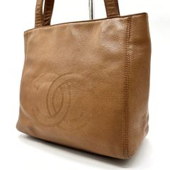 CHANEL ブラウン キルティング トートバッグ - メルカリ