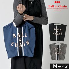 【正規品】 Ball＆Chain ボールアンドチェーン LINE Mサイズ バッグ ショッピングバッグ エコバッグ トートバッグ ショルダー 刺繍 ギフト A4 301037