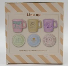 BANDAI SPIRITS 이치 반 쿠지 타베코 도부츠 HAPPY Tabekko cafe E상 고양이 머그컵 에라베루 머그컵 & 플레이트