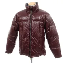 【中古】ダンヒル Dunhill シャイニーナイロン ダウンジャケット ワインレッド【サイズS】【メンズ】のサムネイル