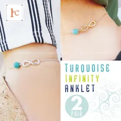 ターコイズ ブレスレット メンズ レディース ペア ミサンガ ゴールド シルバー チェ―ン 天然石 フェイク 華奢 おしゃれ シンプル アクセサリーポーチ 安い プチプラ Tシャツ 人気 プレゼント ギフト クリスマス デート お守り ラッピング 巾着 足首