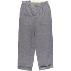 古着 ラルフローレン Ralph Lauren POLO by Ralph Lauren チェック柄 千鳥格子柄 ワンタック コットン スラックスパンツ/eaa534473