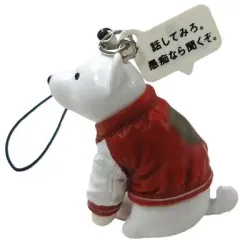 (新品未使用)激レアSoftBank BOSSジャン着たお父さん犬ストラップ サントリー - BOSS×ソフトバンク 栄光のボスジャンお父さん