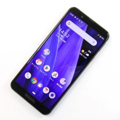 【中古】 AQUOS sense3 SHV45 ブラック au SIMロック解除済