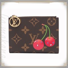 ヴィトン×村上隆 LV×TM ポルトフォイユリサ レザー コンパクト