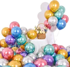 fogman 風船 カラフル 誕生日 飾り付け 6色 極厚 割れにくい 大きめ 直径30cm 50個セット( カラフル)