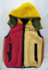 デニムダンガリー DENIM DUNGAREE ベスト リバーシブル 120cm 子供服 中古