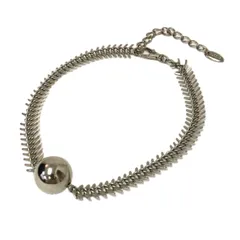 HIROKO KOSHINO ヒロコ・コシノ チョーカー ペンダント ネックレス シルバー【中古】 レディース