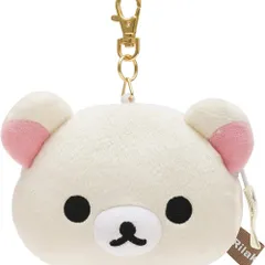 【新品・送料無料】リラックマ 顔型ぬいぐるみ リール付パスケース (コリラックマ) PB69202
