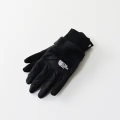 ノースフェイス THE NORTH FACE NN61919 デナリイーチップグローブ S/ブラック 手袋 起毛 ファー付き 五本指 ロゴ刺繍 【2400013744942】のサムネイル