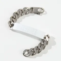 ※最終値下げ※MM6 シルバーブレスレット 新品タグ付き 新作】MM6 Maison Margiela レディース メンズ ブレスレット
