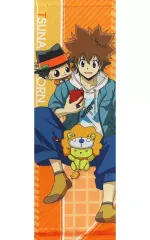 【中古】タペストリー 沢田綱吉＆リボーン A2半裁タペストリー 「ひこくじ 家庭教師ヒットマンREBORN! Chill out」 B賞