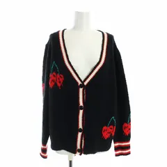 未使用品 ピンコ PINKO ニットカーディガン タグ付き 長袖 ロゴ M 黒 ブラック ■GY18 /MQ レディース ピンコ PINKO ニットカーディガン タグ付き 長袖 ロゴ M 黒