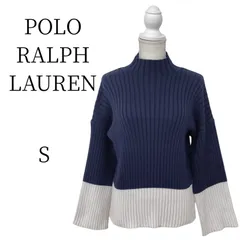 POLO RALPH LAUREN 紺 長袖 ニット・セーター S