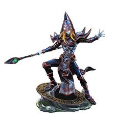 [중고]YU GI OH 듀얼 몬스터즈 아트워크 블랙 마술사 PVC 피규어