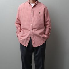 Ralph Lauren Oxford Plaid B.D Shirt "custom fit m" 131152