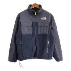 THE NORTH FACE ノースフェイス US企画 フリースジャケット アウトドア ネイビー (メンズ L) 中古 古着 S3184