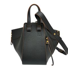【LOEWE/ロエベ】ハンモック スモール 2WAY ショルダーバッグ ハンドバッグ レザー ブラック/ゴールド金具 レディース 【中古】【真子質店】【BL】