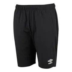 umbro アンブロ ジュニア ウォームアップハーフパンツ ブラック 120 UAS2351JP BLK | スポーツ スポーツ用品 運動 服 衣類 ウエア ボトムス パンツ ズボン 防寒 防風 吸汗速乾性 ストレッチ 軽量 機能性 ブランド 快適 サッカー 