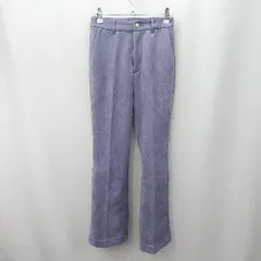 ◇ ⊇ JEANA SIS ジーナシス 無地系 カジュアルストレートパンツ サイズS パープル系 レディース E  【1507080007046】