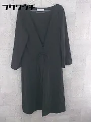 ◇ Simplicite シンプリシテェ 長袖 ロング ワンピース ブラック レディース 【中古】 【1002801164942】