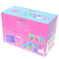 パワーパフガールズ ミニポーチ シークレットエンボスクリアポーチ 全10種 10個入セット ティーズファクトリー コレクション雑貨 まとめ買い キャラクター グッズ 