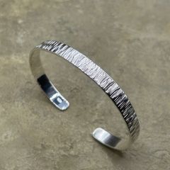 シルバー925 Sterling シンプルデザインバングル/軽研磨仕上げ シルバー925 Sterling シンプルデザインバングル/軽研磨仕上げ
