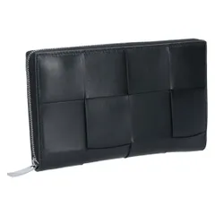 ボッテガヴェネタ BOTTEGA VENETA 長財布 イントレチャート カセット 651368 V3U01 8803 ブラック