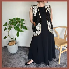 バターオフ Better off ジレ 刺繍 シアー 透かし ヴィンテージ 年代物