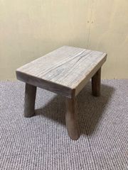 天然古材・流木　手作りブラウン花台(置き台)