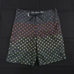 Hurley ハーレー ロゴ総柄 サーフパンツ size 32 #2181 ボードショーツ パンツ